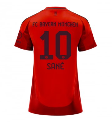 Bayern Munich Leroy Sane #10 Replica Home Stadium Shirt for Women 2024-25 Short Sleeve